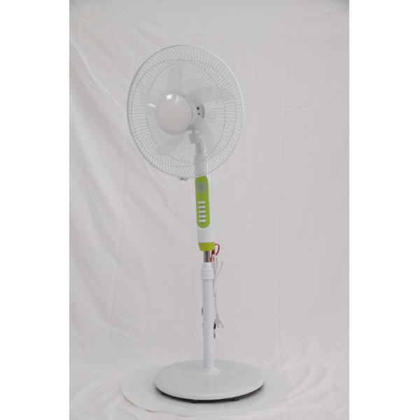 Elegant Design Solar Stand Fan With 3 Speed 1.1-1.2m Adjustable Height