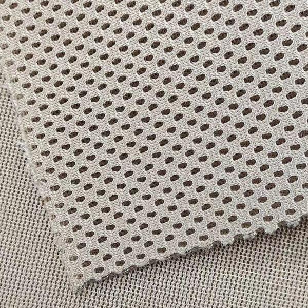Breathable Knitted 3D Mesh Fabric 3D Space Mesh 100% Polyester 600GSM