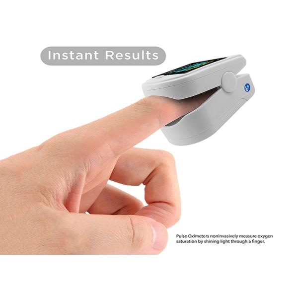 FPX -013 Finger Pulse Oximeter , Accurate SpO2 Sensor 64K Color OLED Display