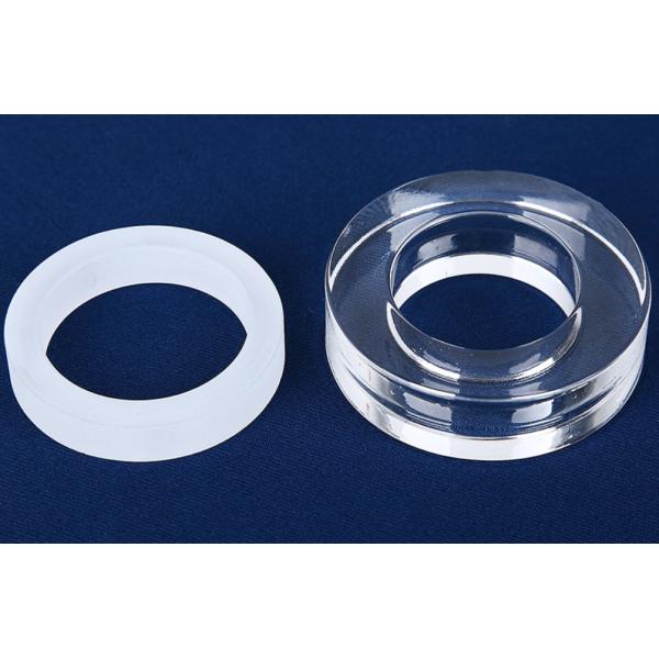 Slotted Perforated Quartz Flange Ring AR Coating