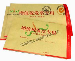 Wholesale Glossy Finish Custom Printed Envelopes , Personalized Business Envelopes from china suppliers