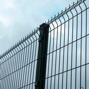 ISO9001 3d Curved Wire Mesh Fence 4ft Easily Assembly Rust Resistance