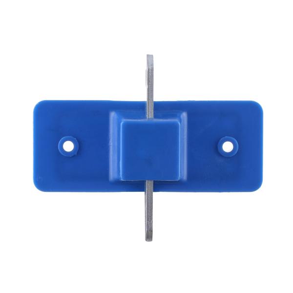 8mm Steel Side Hole Wood Post Insulators For Tape And Spring Connection Gate Activator
