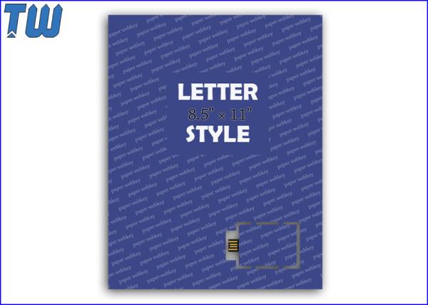 Quality Customized Thickness Paper Letter USB URL Key Presentation Web for sale