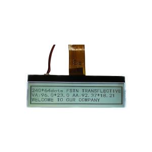 Wholesale White Backlight Graphic Dot Matrix LCD Display , 3.3V 240x64 Lcd Module from china suppliers