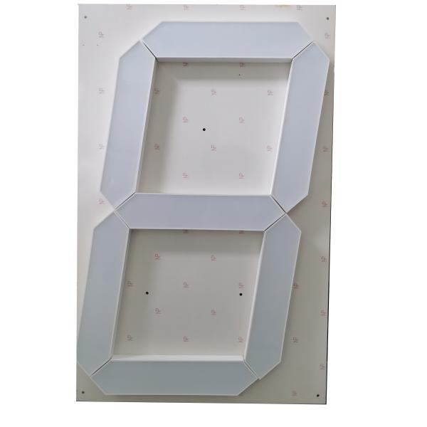 Ultra Bright Red single digit 7 Segment LED Display Custom 20 Inch For Large