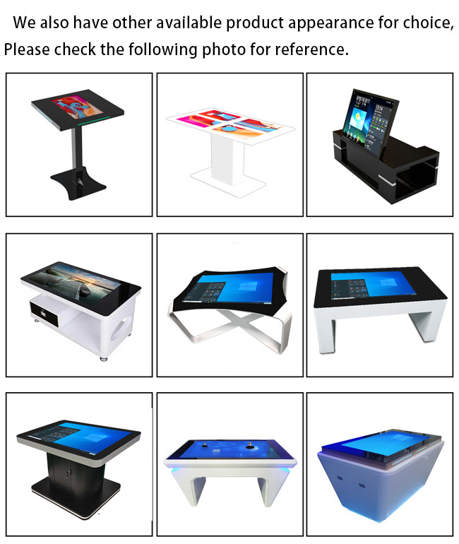 X-Type Windows Touch Screen Table With Capacitive Touch Screen For Sale 