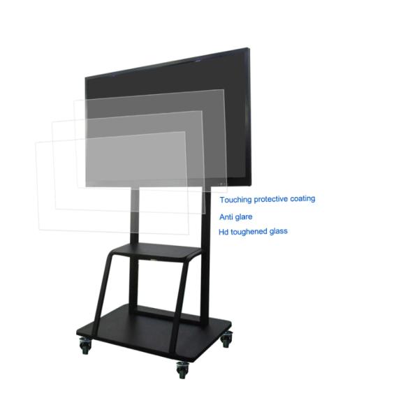 Aluminum Frame 100" 400cd/m2 3840x2160 LCD Writing Board