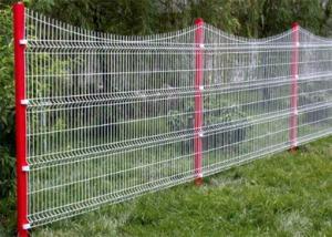 Wholesale PE Coated 50*200mm Wire Mesh Security Fence Rectangle Post Matched from china suppliers