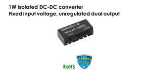 Wholesale 1W DC DC Isolated Converter Fixed Input Voltage Unregulated Dual Output CE from china suppliers