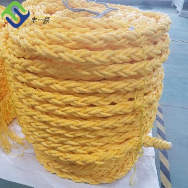 28mm - 96mm 8 Strand PP Rope Ship Polypropylene Mooring Lines