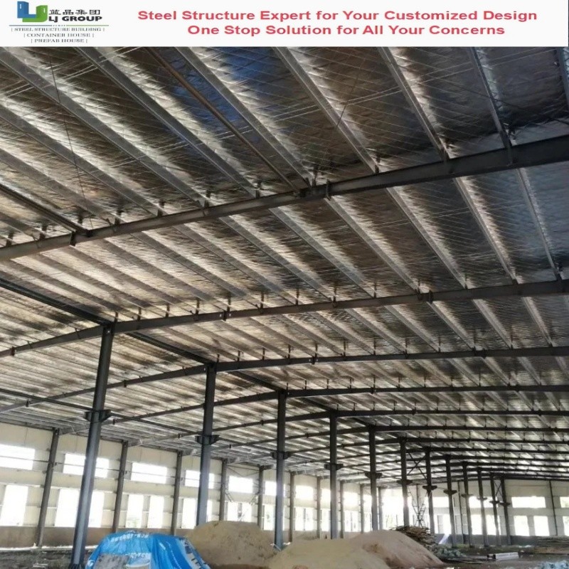Welded H Steel Beam Main Frame Hot DIP Galvanized Pre-Engineering Steel