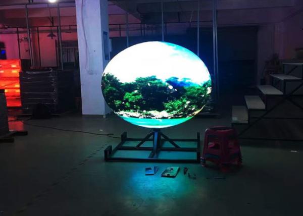 Quality Lightweight LED Sphere Display All Around 192mm*192mm  With Cooling System for sale
