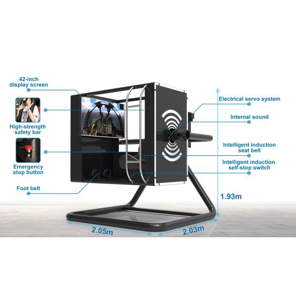 9D VR New Game For 720 Degrees VR Flight Simulator With The Aircraft