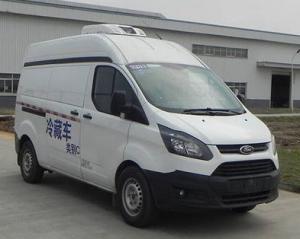 China White Ford Transit Cargo Van Refrigerated Truck Gasoline 4×2 on sale