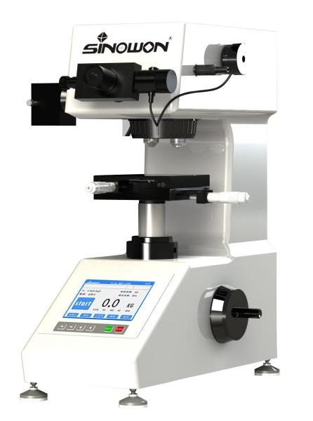 Quality Motorized Turret Digital Vickers Micro Durometer Hardness Tester with Color Touch screen Bluetooth Data Transfer for sale