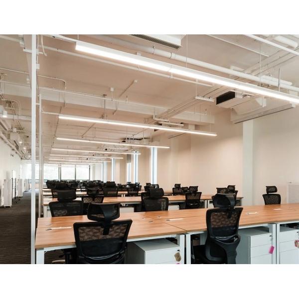 6000K Suspended LED Linear Light / Suspended Led Light Fixtures 100 - 277V