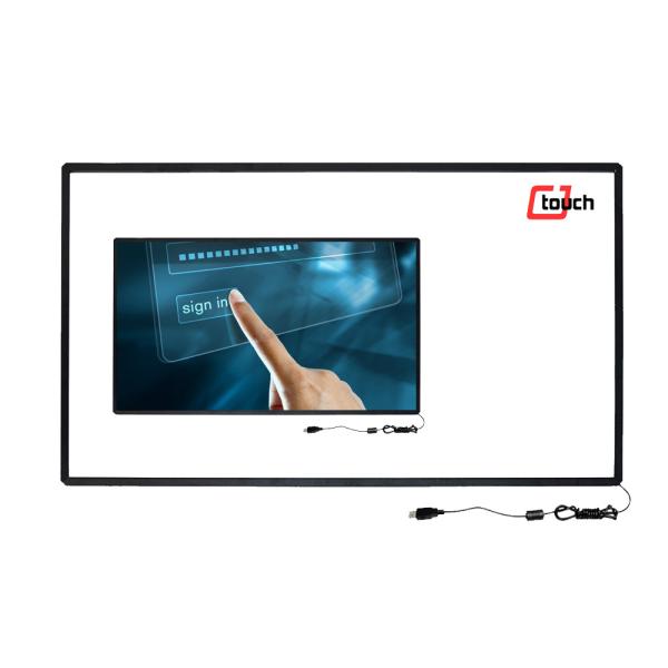 Quality Practical Antiglare Infrared Multi Touch Screen , 10 Point IR Touch Screen Overlay for sale