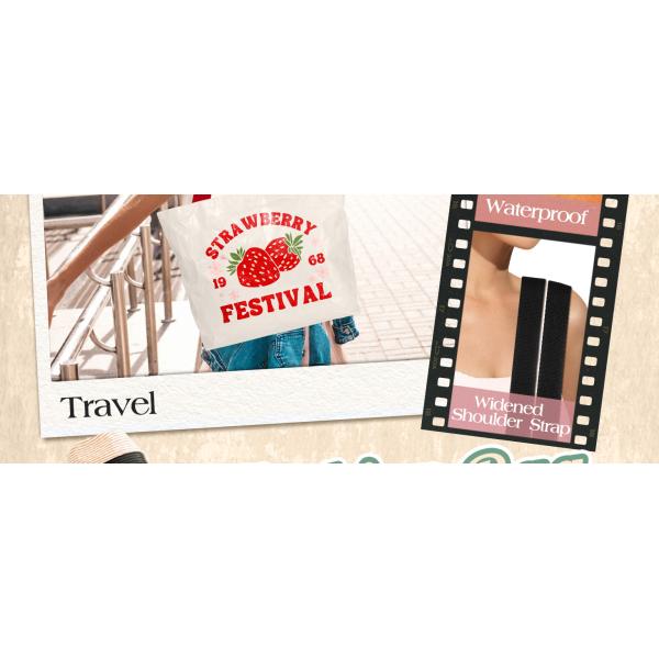 Eco Friendly Custom Waterproof Women Tote Bag Fashion Casual Large Capacity Handbag Lightweight, Spacious Shoulder Bag