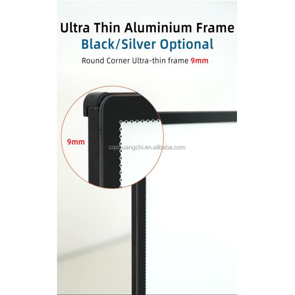 Indoor Aluminum Frame Desktop LED Light Box Sign for Rechargeable A4 A5 Menu Display