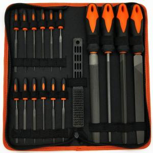 Wholesale 17 PCS Metal-Steel File Set for Precision Shaping Unicolor and Round Section Included from china suppliers