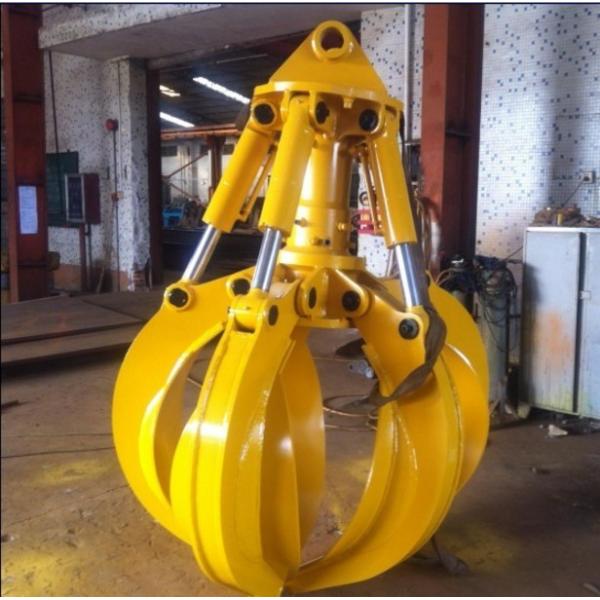 Excavator Hydraulic Rotary Grapple Orange Peel Grab