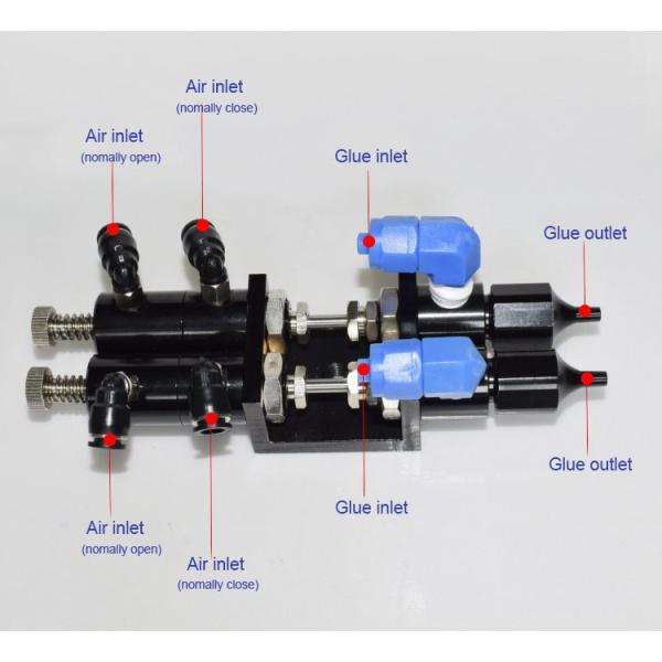 AB Epoxy Glue Fluid Micro Dispensing Valve Liquid Syringe Dispensing