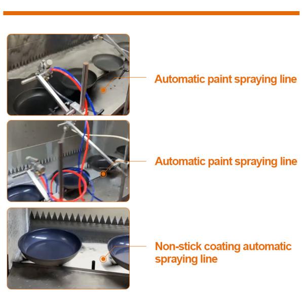 Industrial Automatic Spray Painting Machine For Cookware Production ISO Certified