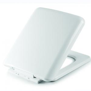 China White Plastic Soft Close Toilet Seat Cover for Indian Commode at Best Seller on sale