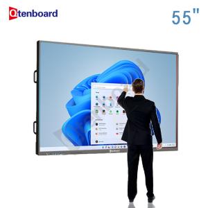Wholesale Qtenboard E-Learning 55 inch Touch Interactive Panel Touch Screen Smart Whiteboard For Meeting Education from china suppliers
