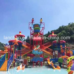 Wholesale Amazon Style Splash Water Playground House Equipment With Spiral Slide from china suppliers