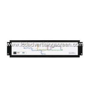 China 24.6 LCD Advertising Screen , LCD Bar Display 700nits 1920*578 Bus Stretched  Open Frame on sale
