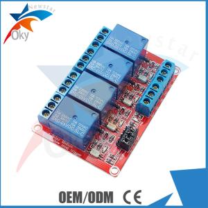 Wholesale Lightweight Four Channel Relay Module For Arduino , Red Board from china suppliers
