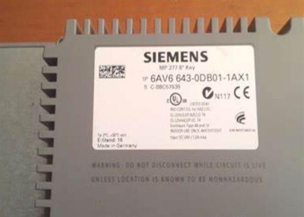 Quality 6AV6643-0DB01-1AX1 MP 277 8 KEY MULTI PANEL WITH RETENTIVE MEMORY 7.5 TFT for sale