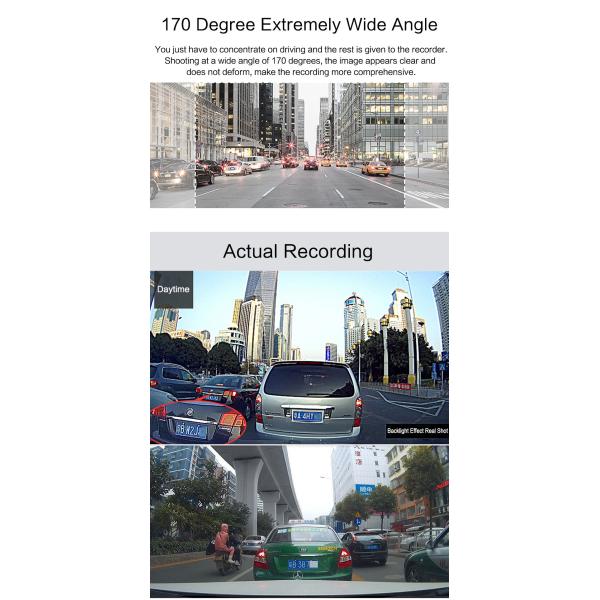 Customized Dash Cam Recorder Camera DVR Dashcam 1080FHD