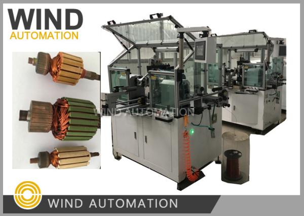 Quality Conventional Commutator Coil Armature Dual Flyer Winding Machine  For Permanent Magnet Direct Current Motors for sale