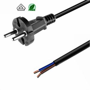 3ft 2 Pin PVC Cable Wire Harness AC Plug Power Cord Open End