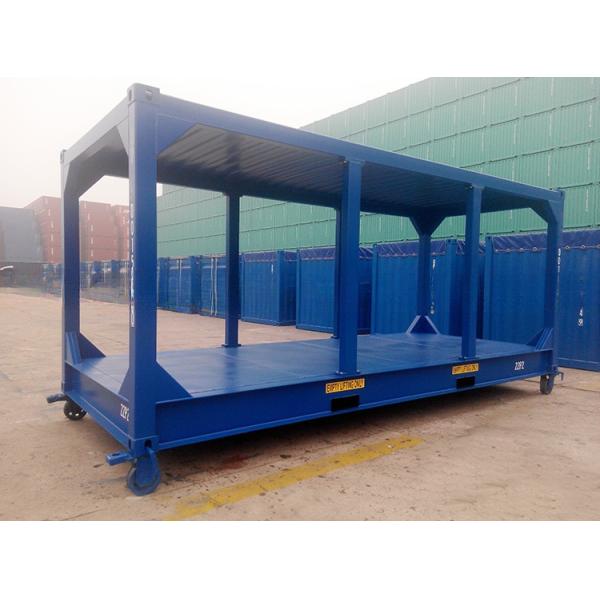 Convenient and Mobile 20ft Modified Shipping Container Frames with Corten Steel or Galvanized Material
