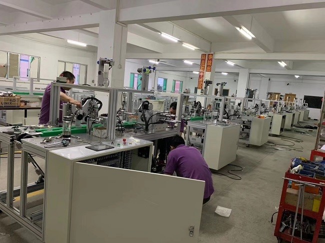 Automatic N95 Mask Making Machine 35 Pcs / Min Advanced Technology