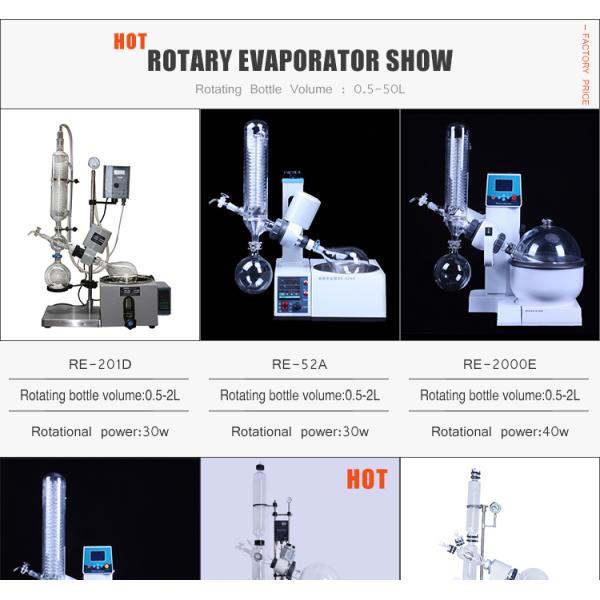 Pharmaceutical Steam Vacuum Distiller Glass Rotation Evaporator