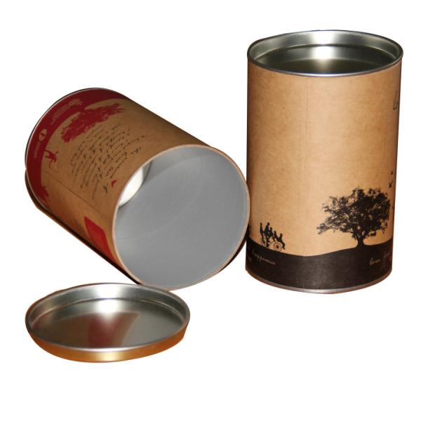 Air - proof Convex Surface 211# Metal Can Bottom 65 mm for Paper Tube Box