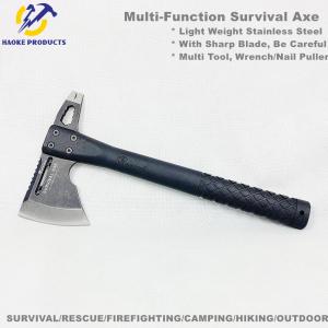 Light Weight Multi-Function Survival Axe Stainless Steel Rescue Axe with Sharp Blade