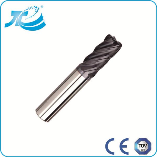 1.0-12.0mm Dia , Length 50 - 100 mm Corner Radius End Mill With 2 - 6 Flute