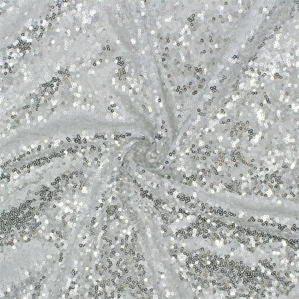 Sequin Mesh 3mm Silver Sequin Fabric Buy Sequins Fabric Online India