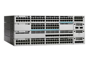 Brand New Managed Network Switch 48 Port PoE+ C9300-48P-E With Internal Cooling Fan