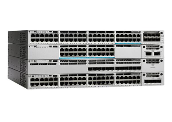 Quality Brand New Managed Network Switch 48 Port PoE+ C9300-48P-E With Internal Cooling Fan for sale