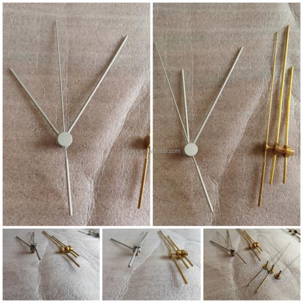 Good quality exquisite brass clock hand copper clock hand pointer silver grey color