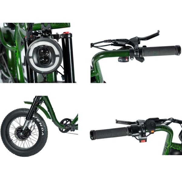 Rear Carrier Battery Position 750W Bafang Motor Electric Bicycle for Urban Commuting
