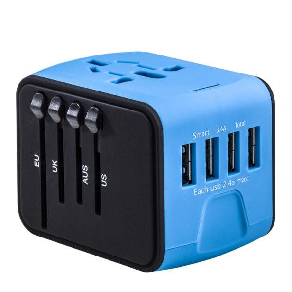Quality USB AC/DC Adapter 4 USB Power Adapter Electric Plug Adapter for sale