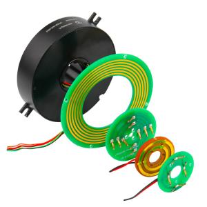 China 2 Circuits 5A Pancake Slip Ring with Precious Metal Contact on sale